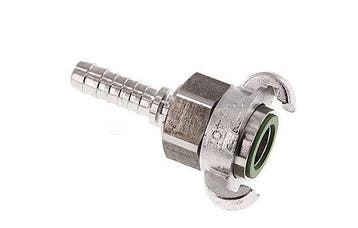 RVS DN 10 DIN 3238 Compressor Klauwkoppeling met 13 mm, Verzenden