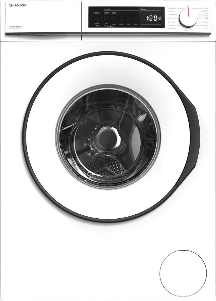 Sharp ES-NFB814BWNA - Wasmachine - 8 kg - 1400 tpm -, Electroménager, Lave-linge, Enlèvement ou Envoi