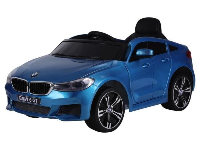 BMW 6 GT, Leder zitje, Rubberen banden, Kinder Accu Auto!, Kinderen en Baby's, Speelgoed | Buiten | Accuvoertuigen, Nieuw, Ophalen of Verzenden