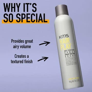 KMS HairPlay Dry Texture Spray (Texturizing Spray), Verzenden, Nieuw, Gel, Wax, Haarlak of Mousse