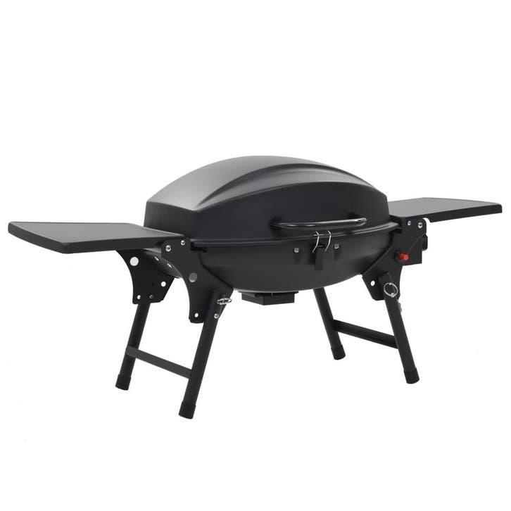 vidaXL Gasbarbecue met kookzone zwart, Electroménager, Électroménager & Équipement Autre, Envoi