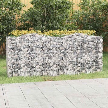 vidaXL Schanskorf gewelfd verhoogd 200x50x100 cm, Verzenden