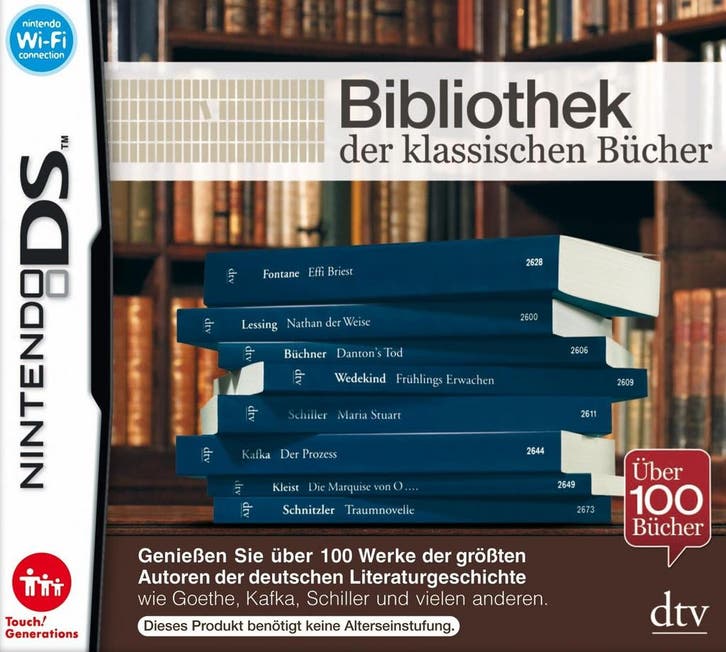 Bibliothek Der Klassischen Bücher [Nintendo DS], Games en Spelcomputers, Games | Nintendo DS, Verzenden