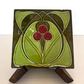 Jugendstil Carreau - Hemixem - Gillot Frères - Art nouveau -, Antiek en Kunst