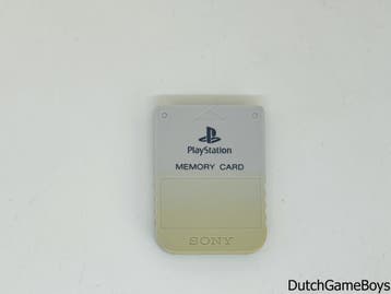 Playstation 1 / PS1 - Memory Card - White, Verzenden, Gebruikt