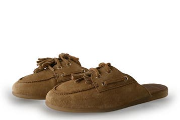 Manfield Muiltjes in maat 36 Beige, Verzenden, Beige, Zo goed als nieuw, Manfield