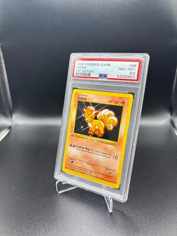 Pokémon - 1 Graded card - Vulpix #68 Shadowless 1st edition
