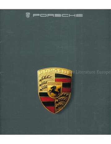 1985 PORSCHE PROGRAMMA BROCHURE DUiTS