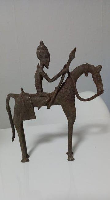 Dogon ruiter - Sculpture - Dogon cavalier ( 25x21x5 cm, 850