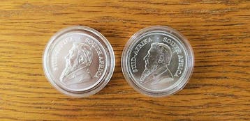 Zuid-Afrika. 1 Krugerrand 2021, 2 x 1 Oz (Zonder
