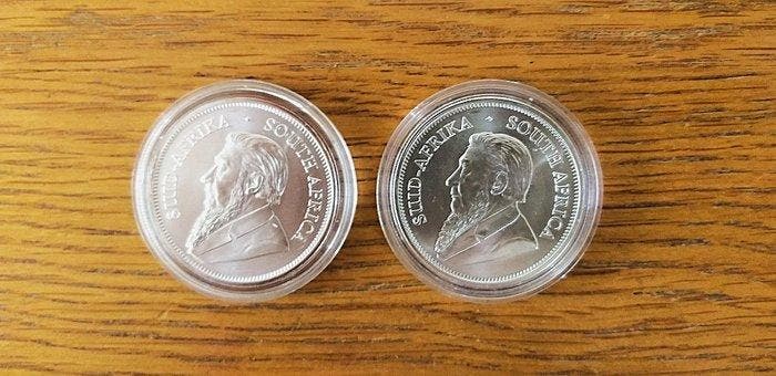 Zuid-Afrika. 1 Krugerrand 2021, 2 x 1 Oz (Zonder, Timbres & Monnaies, Monnaies | Europe | Monnaies non-euro