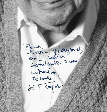 Henri Troyat - Photographie signée - 2000