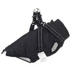 vidaXL Hondenjas Zwart L28 Fleece en polyester, Verzenden, Nieuw