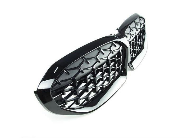 Glans Zwarte Diamond Grill BMW 3 Serie G20 G21 19-22 B4095, Autos : Pièces & Accessoires, Carrosserie & Tôlerie