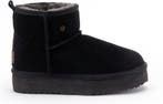 Warmbat Wallaby Suede boot Plateau Dames Laarzen - Zwart..., Verzenden, Nieuw