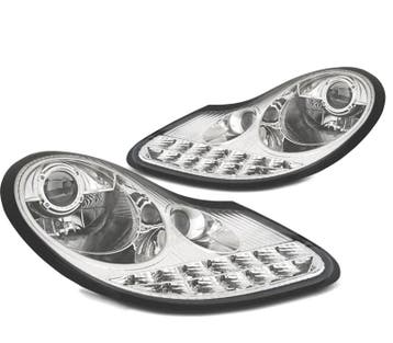 PHARES PORSCHE BOXSTER 96-04 NEW LED EDITION CHROMÉE, Verzenden