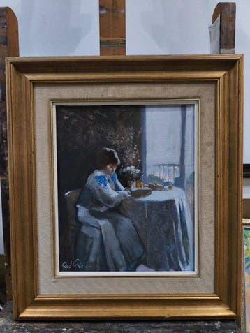 Escuela Impresionista Francesa (XX) - La Mujer en la Ventana