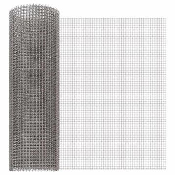 vidaXL Mesh Scherm 40 x 1000 cm 3 Mesh Roestvrij staal 201, Verzenden, Nieuw