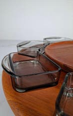 Centre de table - Teak-rookglas - Digsmed Teck Scandinavie