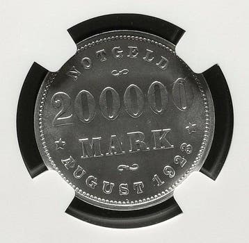 Duitsland, Hamburg 200.000 Mark 1923 - NGC MS66