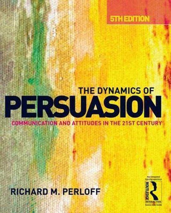 The Dynamics of Persuasion 9780415507424 Richard M. Perloff, Livres, Langue | Anglais, Envoi