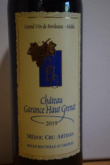 2019 Château Garance Haut Grenat - Médoc Cru Artisan - 12, Nieuw