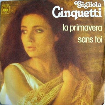 Gigliola Cinquetti - La Primavera / Sans Toi, CD & DVD, Verzenden