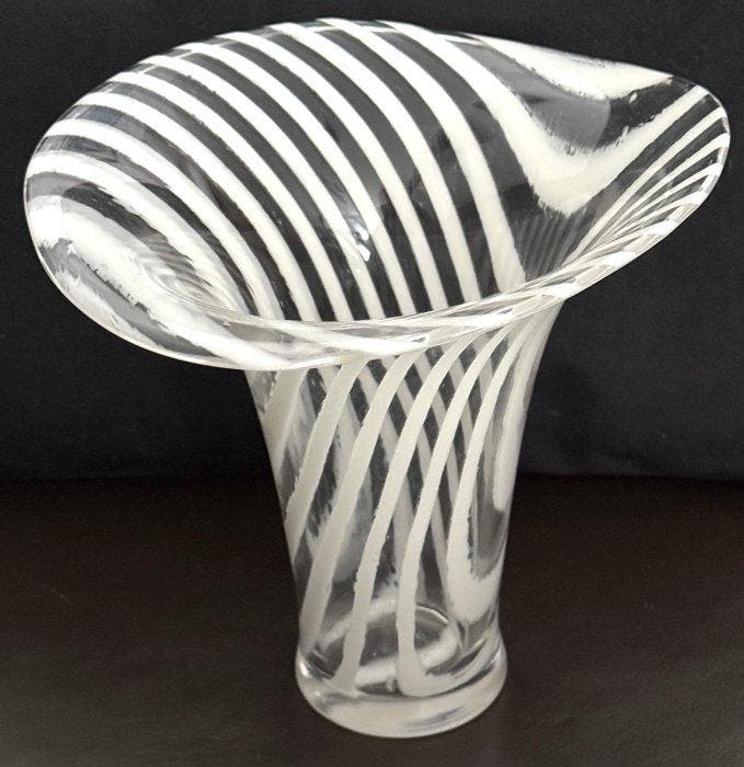 Peill & Putzler - Vaas - Glas - Serie Zebra gesigneerd, Antiquités & Art, Curiosités & Brocante