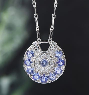 Zonder minimumprijs - Ketting met hanger Zilver, Platina,