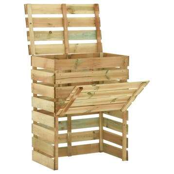 vidaXL Tuincompostbak gelat 80x50x100 cm geïmpregneerd, Verzenden, Nieuw