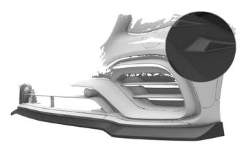 Cup spoiler lip voor Mercedes Benz GLC X253 / C253 CSL896-S, Verzenden