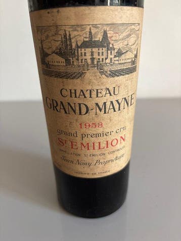 1953 Chateau Grand-Mayne - Saint-Émilion Grand Cru Classé -, Verzamelen, Nieuw