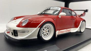 Solido 1:18 - Modelauto - Porsche RWB Porco Rosso 2020 -