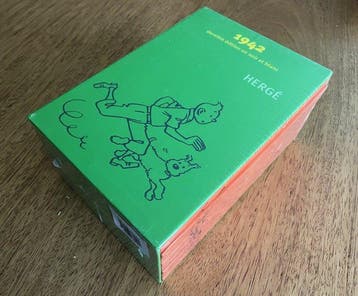 Tintin - 1942 dernière édition en noir et blanc = 8x B +, Nieuw