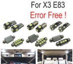KIT 16 AMPOULES LED INTÉRIEUR POUR BMW X3 E83 04-10, Autos : Pièces & Accessoires, Verzenden