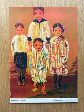 Claire Tabouret (1981) - The Siblings (orange)