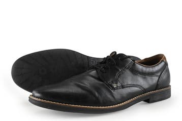Rieker Veterschoenen in maat 44 Zwart, Verzenden, Veterschoenen