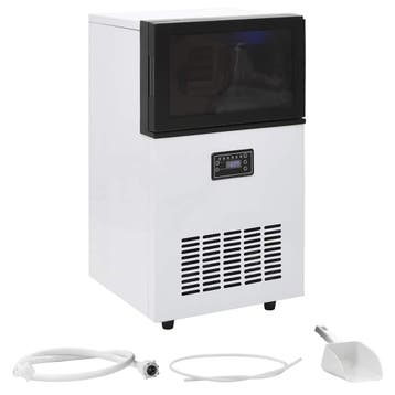vidaXL IJsblokjesmachine 45 kg/24 u zwart, Verzenden