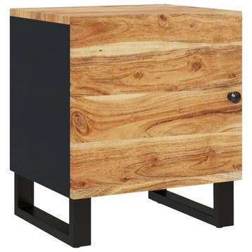 Nachtkastje acacia | 33% korting, retour deal!, Huis en Inrichting, Minder dan 45 cm, Verzenden, Zo goed als nieuw, Minder dan 55 cm