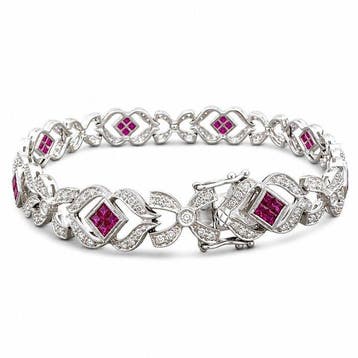 Armband - 18 karaat Witgoud, Exclusieve 18k witgoud armband, Nieuw