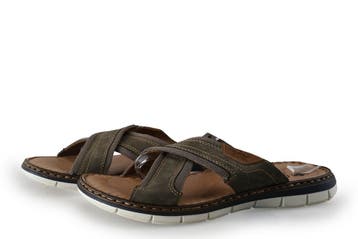 Rieker Slippers in maat 42 Bruin, Kleding | Heren, Schoenen, Slippers, Bruin, Verzenden, Zo goed als nieuw