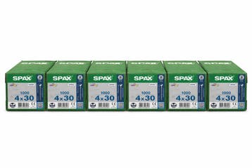 6X Spax Spaanplaatschroeven 4x30 – 4000 stuks, Verzenden, Nieuw