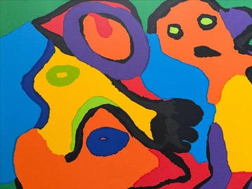 Karel Appel (1921-2006) - Enfant et chien, 1970, Antiek en Kunst