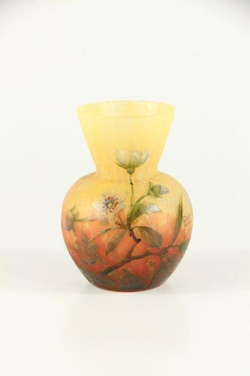 Daum Frères, Daum Nancy - Vase - Verre, Antiquités & Art