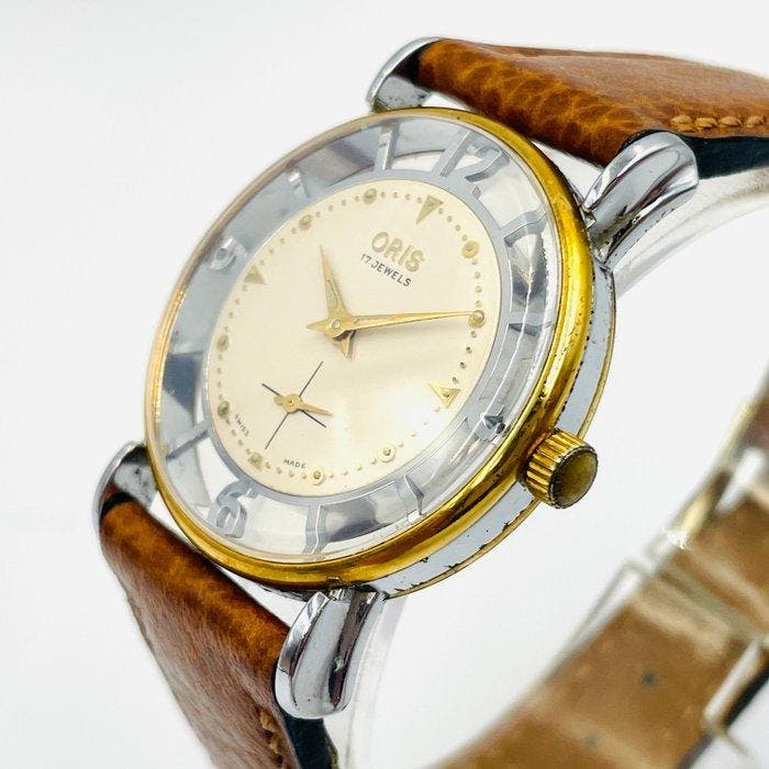 Oris - Skeleton Mystery 17 Jewels - Sans prix de réserve -, Handtassen en Accessoires, Horloges | Heren