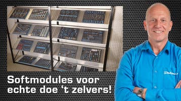 Datona 15-delige steek-ringratelset in PRO softmodule -, Ophalen of Verzenden, Nieuw
