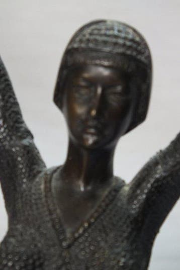 sculptuur, Danseres. - 31 cm - Brons