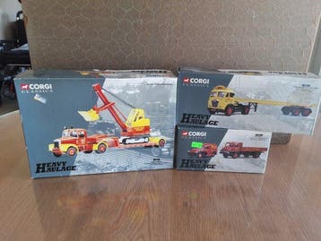 Corgi 1:50 - Model vrachtwagen (3) - Corgi Heavy Haulage, Nieuw