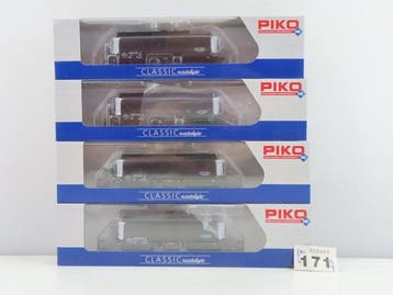 Piko H0 - 54444-3 - Wagon de marchandises pour trains, Hobby & Loisirs créatifs