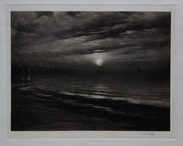 Francis Job Frank Short (1857–1945) - Moonrise Ramsgate